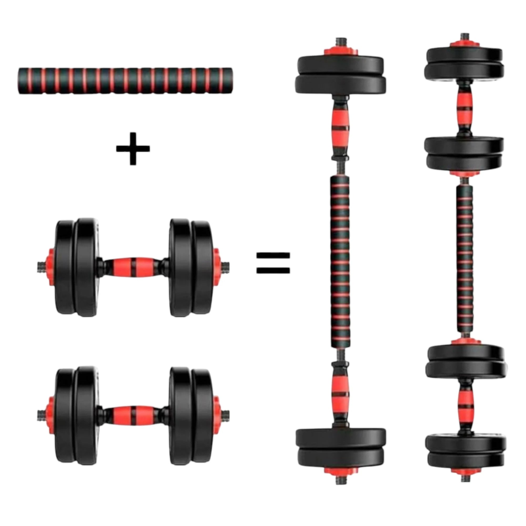 MANCUERNAS AJUSTABLES // DIFERENTES PESOS
Mancuernas ajustables, puedes armar pesas de 5 kg hasta 30 kg, con placas ajustables para entrenamientos personalizados, perfectas para ejercicio de cuerpo completo, ideales para gimn