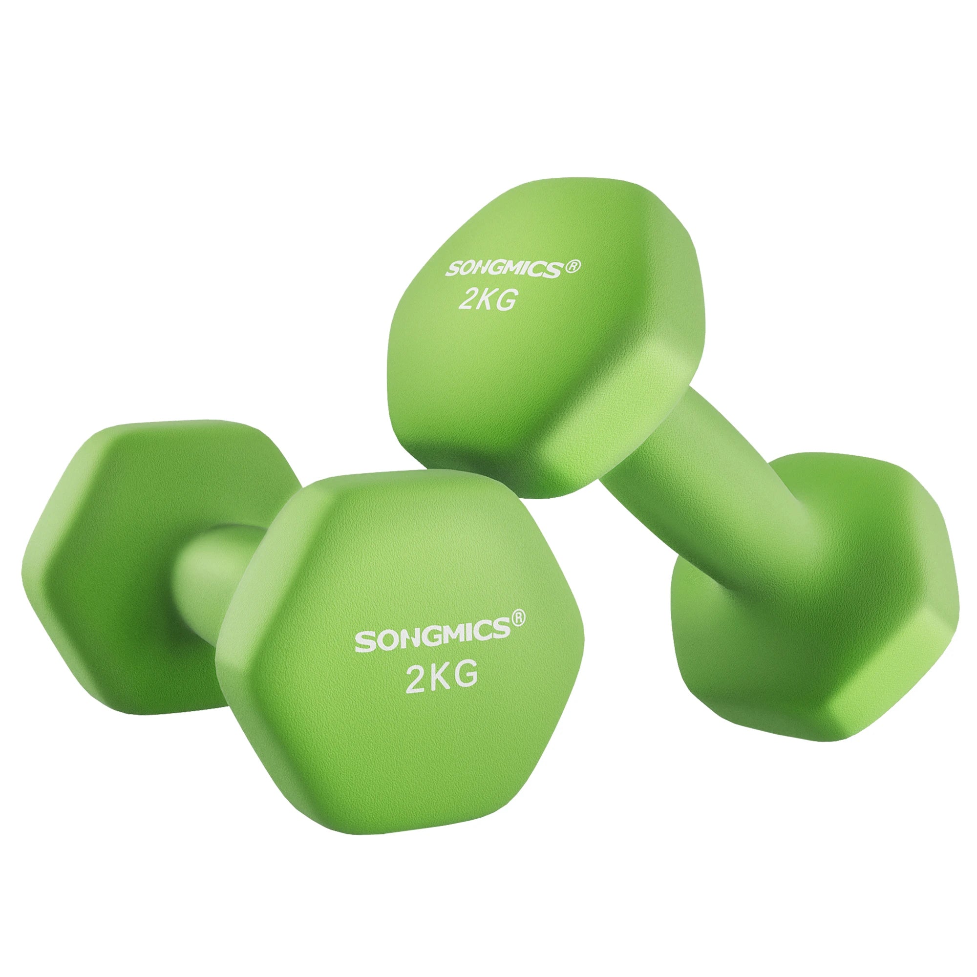 MANCUERNAS DE 2 KG ANTIDESLIZANTES
Pack de mancuernas hexagonales, 2 kg cada una, con recubrimiento de neopreno. Agarre ergonomico ideal para fitness en casa. Material de acero resistente. Disponibles en colores como violeta,