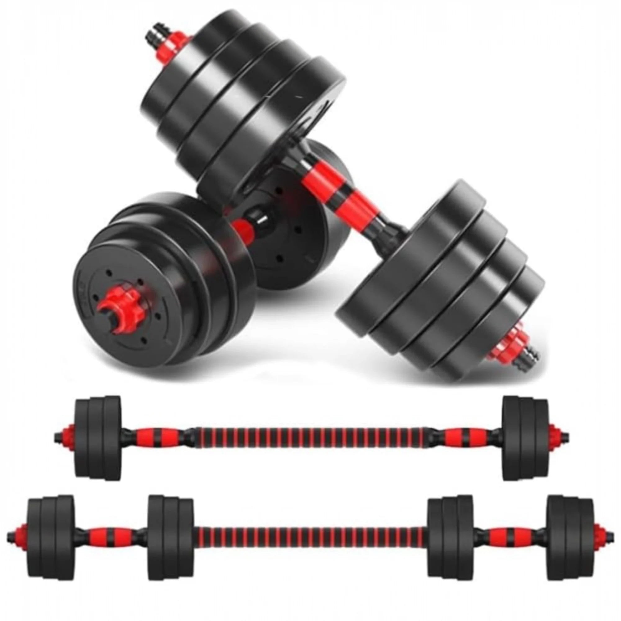 MANCUERNAS AJUSTABLES // DIFERENTES PESOS
Mancuernas ajustables, puedes armar pesas de 5 kg hasta 30 kg, con placas ajustables para entrenamientos personalizados, perfectas para ejercicio de cuerpo completo, ideales para gimn