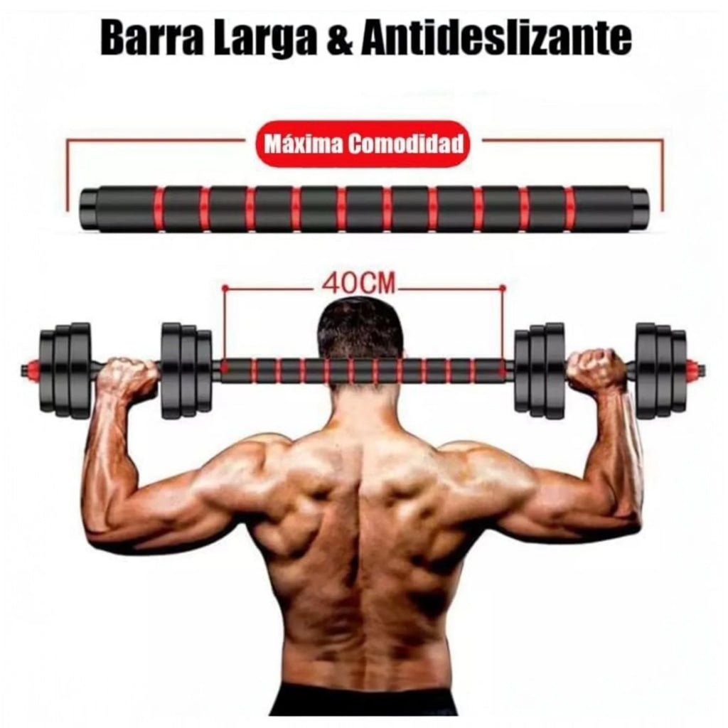 MANCUERNAS AJUSTABLES // DIFERENTES PESOS
Mancuernas ajustables, puedes armar pesas de 5 kg hasta 30 kg, con placas ajustables para entrenamientos personalizados, perfectas para ejercicio de cuerpo completo, ideales para gimn