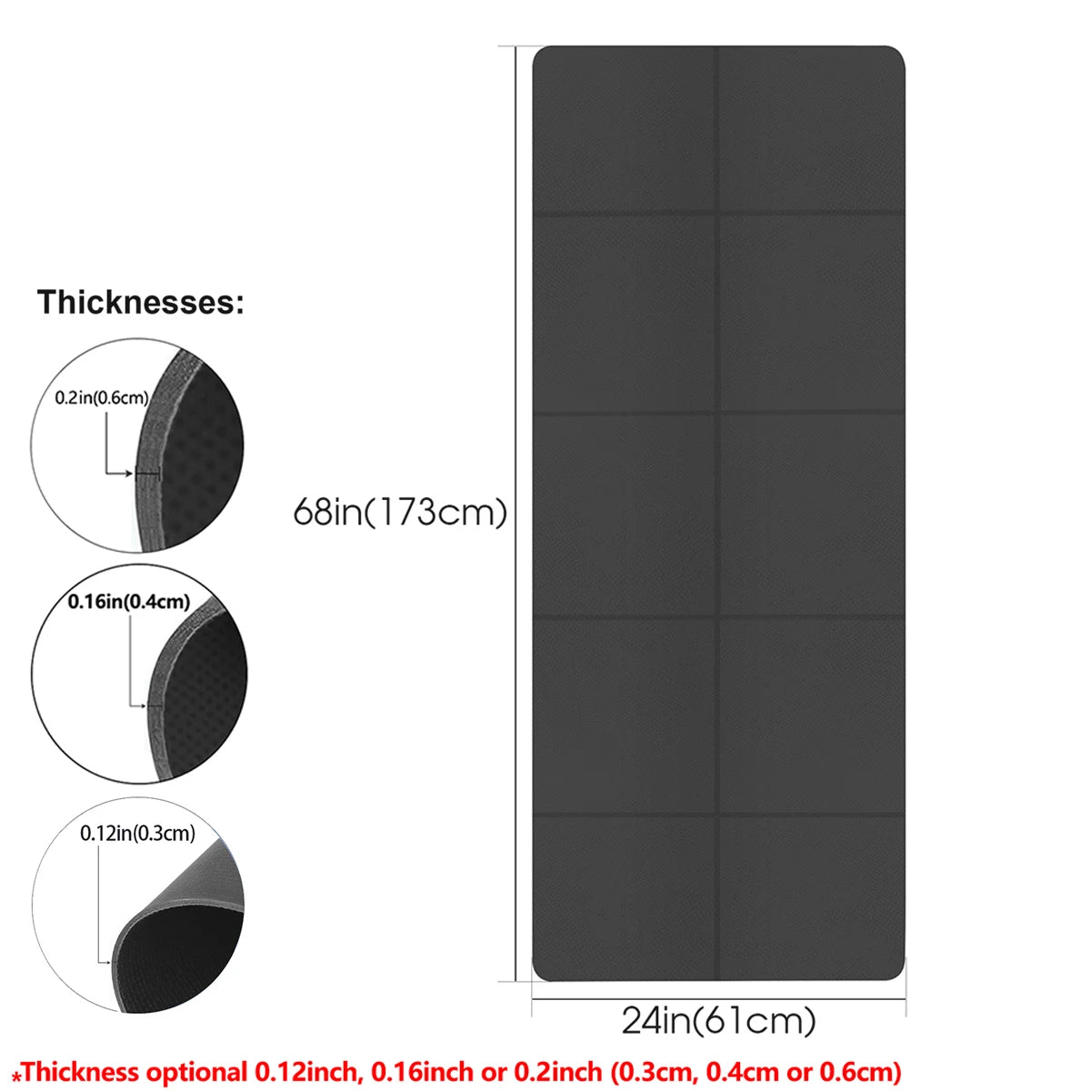 MANTA DESPLEGABLE FITNESS. 
 Perfecta para tus entrenamientos en casa. Cómoda y fácil de doblar, guardala donde te apetezca para que no ocupe espacio innecesariamente. Elije entre variedad de colores.