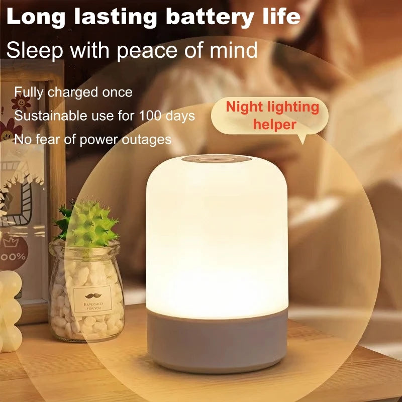 Lámpara Táctil LED ComfortCose - Para tu mesita ratonera - Regulable con Carga USB