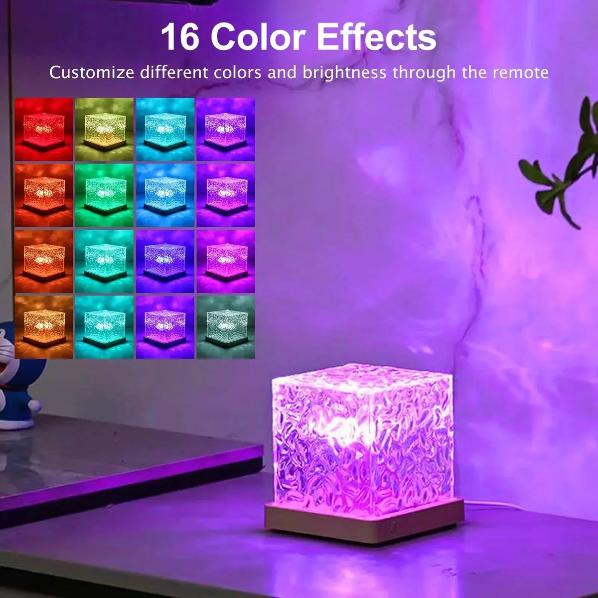 Lámpara Aurora LED - Efecto Olas de Agua. 16 Colores Ambientales ComfortCose.
