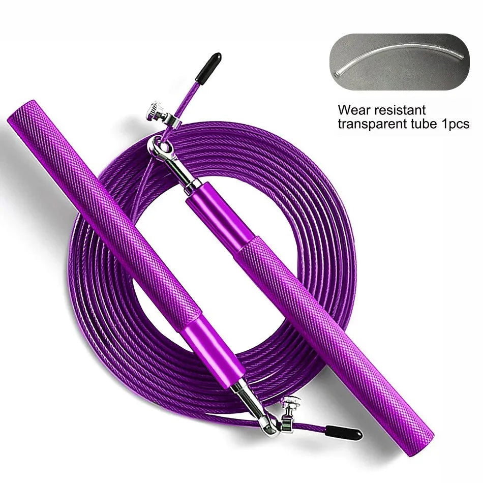 CUERDA PARA SALTAR. 
 Ideal para entrenamientos de cardio y quemar grasa. Material de excelentisima calidad que asegura un entrenamiento de gran calidad, conformidad y comodidad.