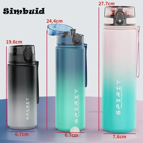 BOTELLA DEPORTIVA TRANSLUCIDA PARA EJERCICIO
Botella deportiva de diseno translucido y minimalista, disponible en tres tamanos: 500ml, 650 ml y 1000ml. Ideal para llevar tu hidratacion a todos lados.
Fabricado en material res