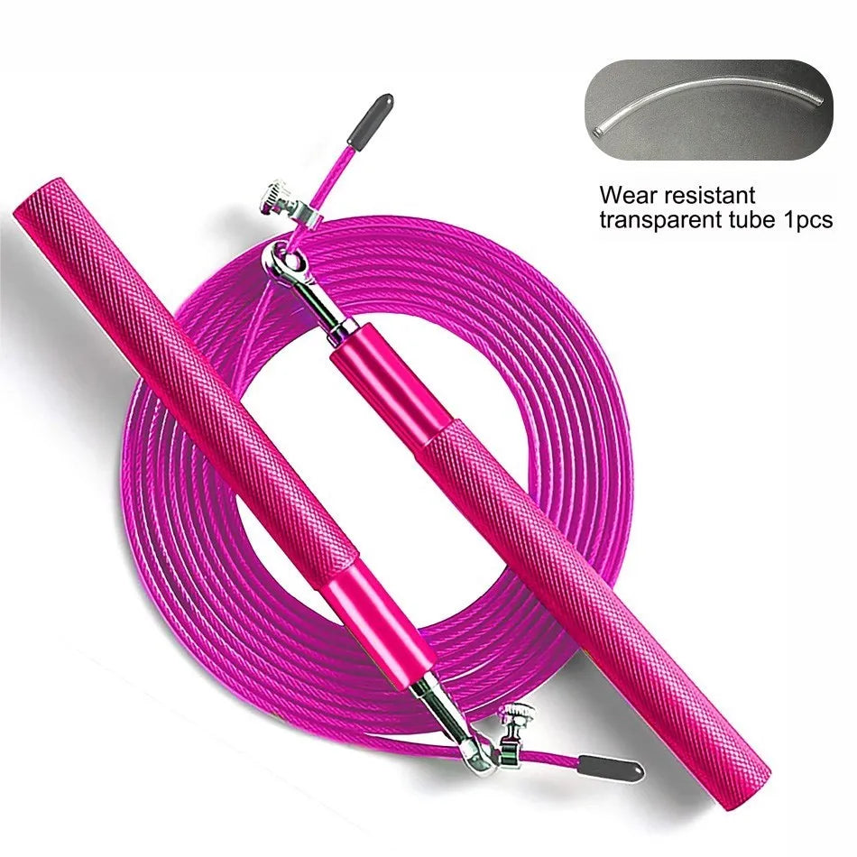 CUERDA PARA SALTAR. 
 Ideal para entrenamientos de cardio y quemar grasa. Material de excelentisima calidad que asegura un entrenamiento de gran calidad, conformidad y comodidad.