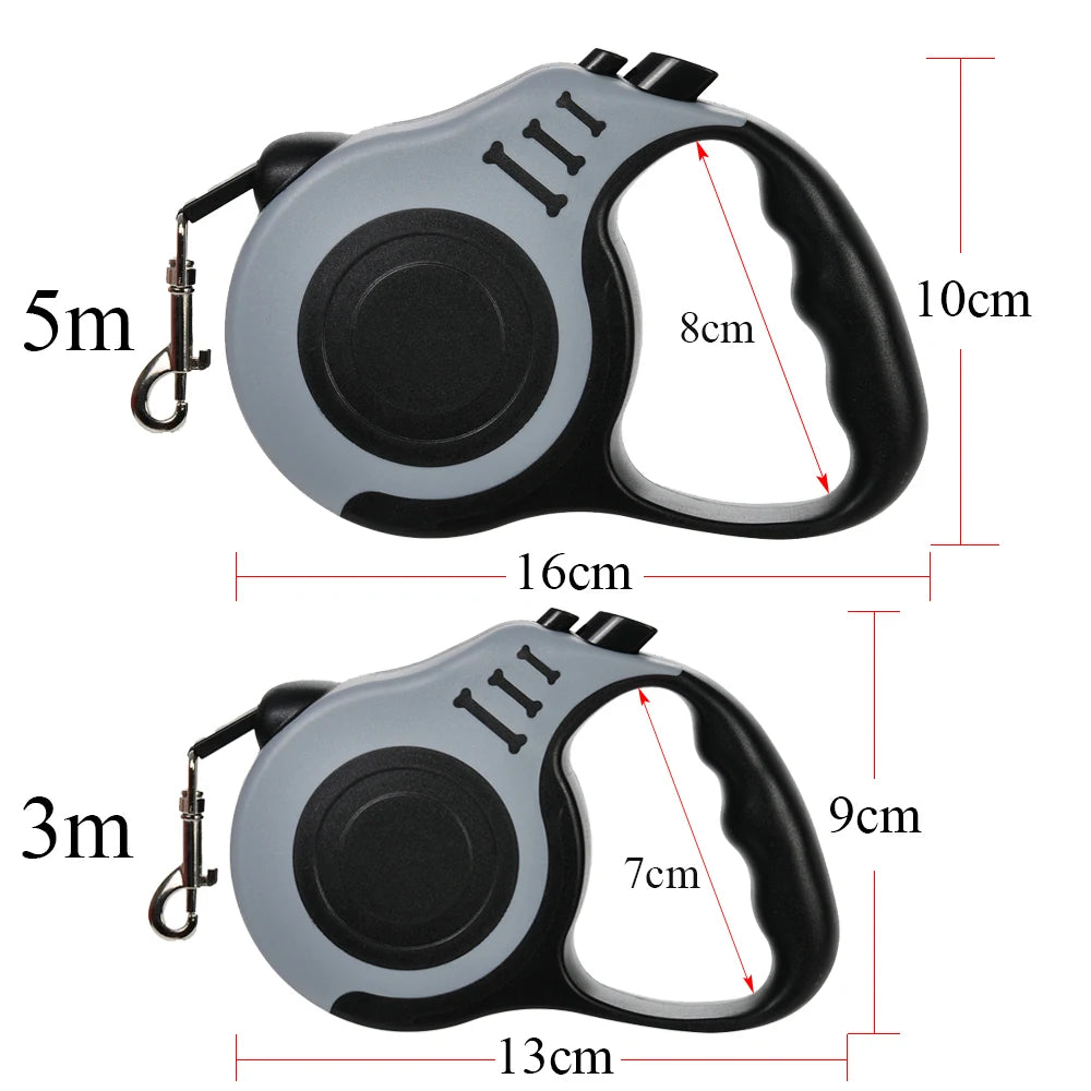 Correa Retractil Para Perros - Resistente y Ajustable (de 3 a 5 metros) Variantes disponibles.