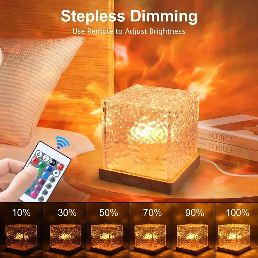 Lámpara Aurora LED - Efecto Olas de Agua. 16 Colores Ambientales ComfortCose.